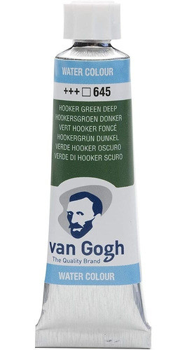Tinta Aquarela Talens Van Gogh Hooker Green Deep 645 Tubo 10 0
