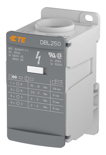 Bloco De Distribuição Multipolar 12 Posições 250a - Dbl250 0