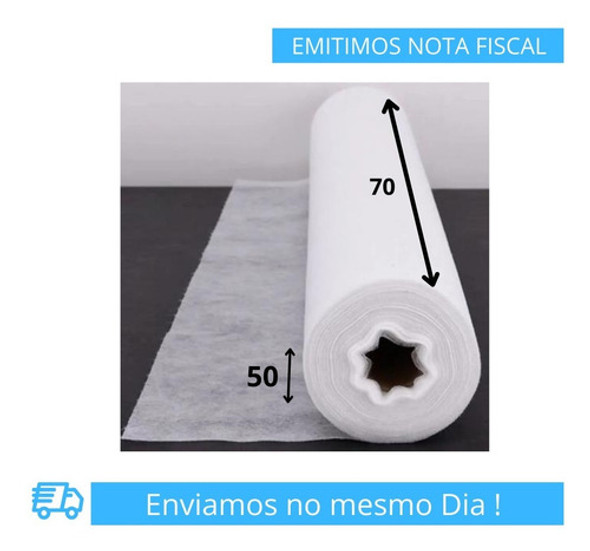 3 Rolos De Lençol P/ Maca Tnt 70x50 Dejamaro 1