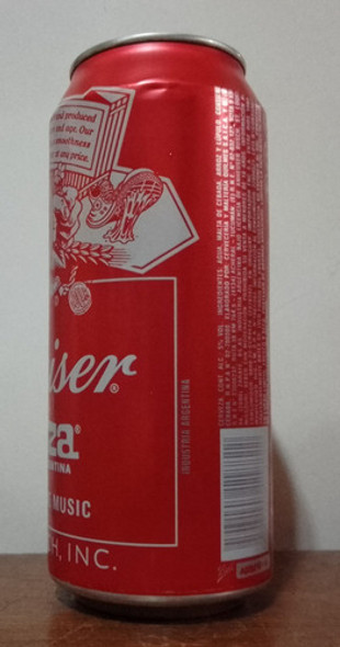 Lata Budweiser Lolap 2020 473 Ml Argentina Vacía 1