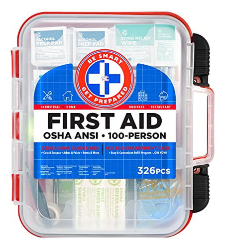 Botiquín De Primeros Auxilios Be Smart Get Prepared, 326 Pie 0