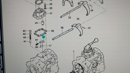 Placa Retenção Pinos  Cambio Zf D20 Silverado Gm 93211403 0