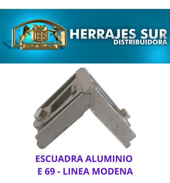 Escuadra E69 De Aluminio Aberturas De Aluminio Modena X Unid 1
