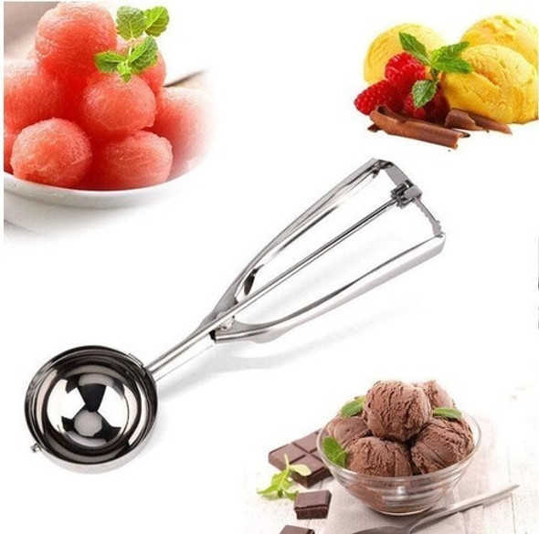 Cuchara Bochera P Bocha Helado Cupcake C/ Resorte Acero Inox 1