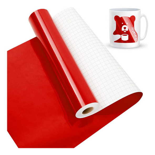 Rollo Vinilo Adhesivo Para Impresoras Cricut 30cmx15m_d 0