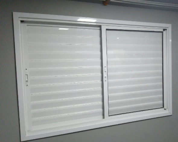 Guarnição Aluminio Branco Para Janela/veneziana 1.20x1.50 1
