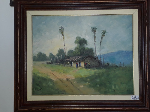 2137-  Antonio G. Pascoal - Ost 68x58cm C/mold. Paisagem. 1