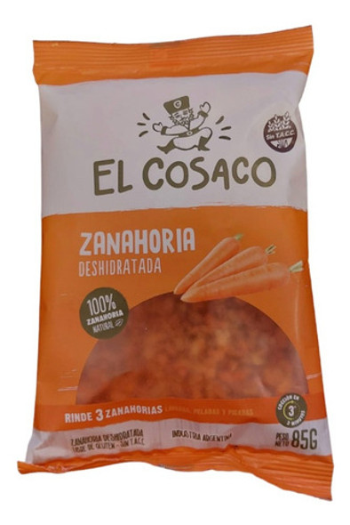 Zanahoria Deshidratada X85gr El Cosaco 0