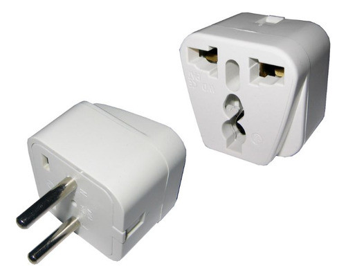 Adaptador De Ficha Universal A 2 En Linea 0