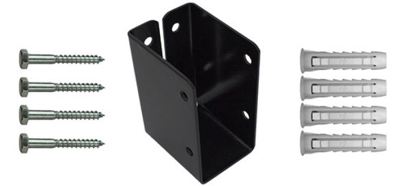 Soporte De Viga 2x4 + Tornillo Tirafondo + Tarugo 10mm 0