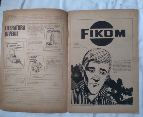 Gibi Fikom Um Herói Diferente 1. Ed Edrel. 1968. 1