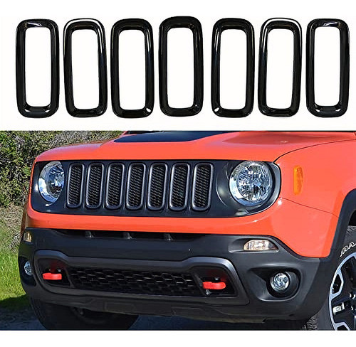 Anillos Parrilla Compatible Jeep Renegade 15 16 17 18 1