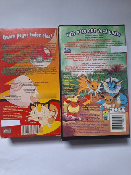 Fita Vhs Pokemon Emergência E Irmãos Da Pesada 1