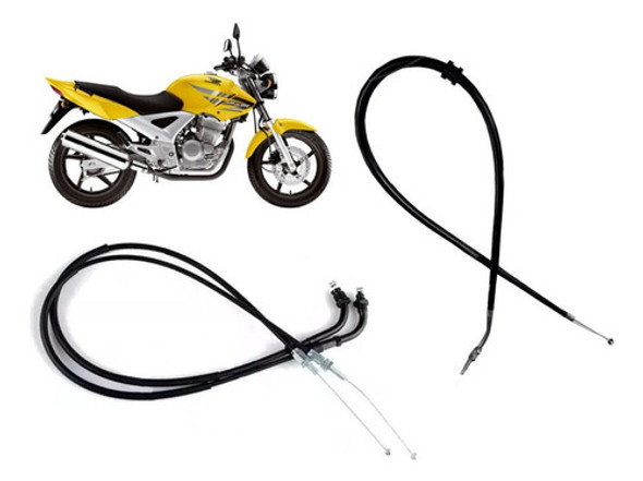 Cabo Acelerador A/b + Embreagem - Cbx 250 Twister / 01-08 0