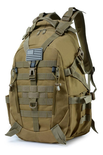 Mochila Tactica Molle De 25l C Portabotellas Beige Seyatu... 0