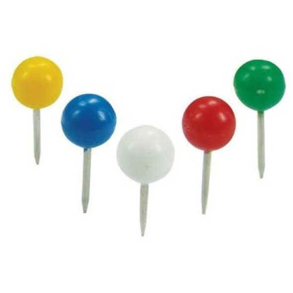 Alfinete Para Mapa Marcador 6mm Tipo Bola Brw 50un 0