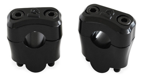 Adaptador Elevador De Manubrio Biker 22x35 Negro Avant Motos 0