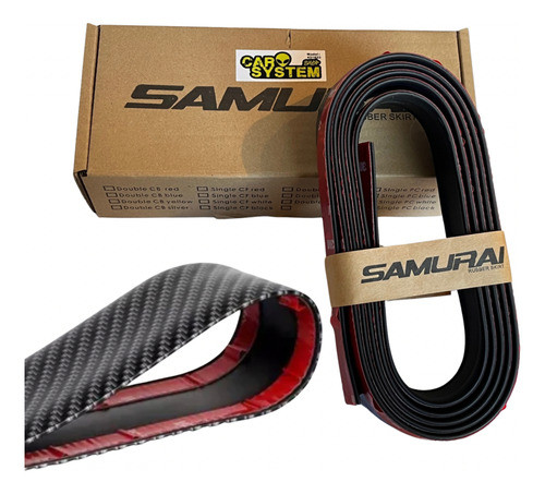 Lip Faldon Samurai Para Auto En Carbono / Bumper Original 0