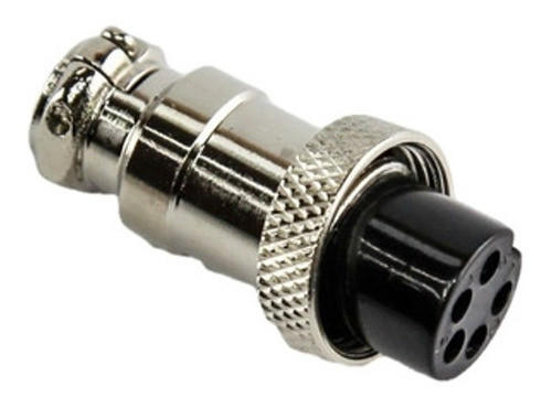 Conector Ficha Microfono Rosca Hembra Cable 5 Pines Din Mic 0