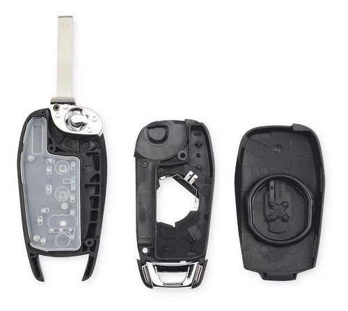 Carcasa Navaja + Llave 3+1 Botones Hu100 1