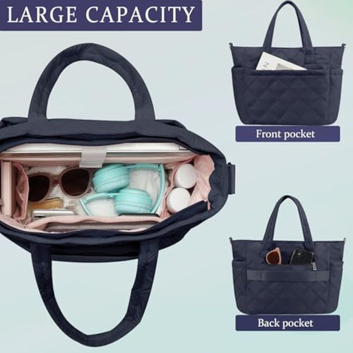 Bolsas De Mano Para Mujer, Bolsa Acolchada Con 1