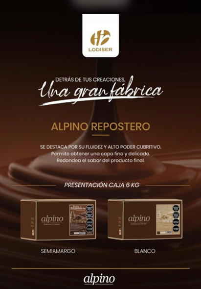 - Baño De Repostería Blanco Alpino X 5kg - Mataderos - 0