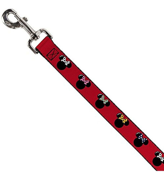 Silueta De Minnie Mouse De Disney Rojonegropolka Dot Correa 1