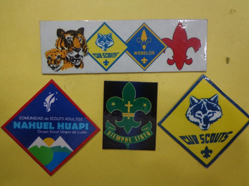 Lote De 4 Imanes De Boy Scout 0