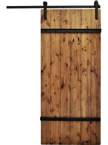 Kit Para Puerta Granero Con Guia De  1,70 Mts 1