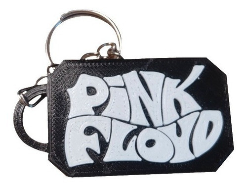 Llavero Banda Logo Pink Floyd 3d Pla Pixelados_ 0