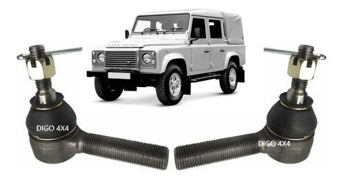 Par Terminal Direção Land Rover Defender 90 110 130 1989/... 1