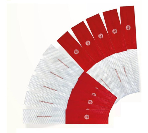 Kit 10 Faixa Refletiva Lateral Caminhão Trailer Coragem 0