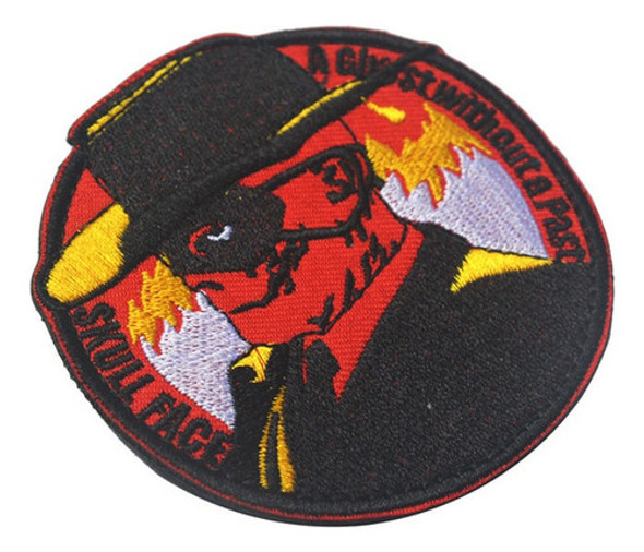 Funny Patch Skull Face Metal Gear Bordado 8cm Games 0