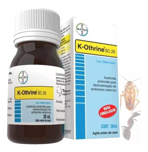 Mata Barata Formiga Moscas Mosquitos K-otrine Sc25 30ml 0