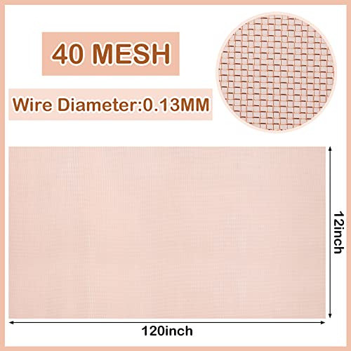 Malla De Cobre Puro 40mesh 30 X 304cm 1