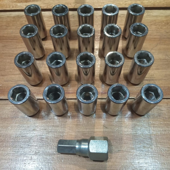 Kit 20 Tuercas Cromada Lisas Chevrolet Cruze Captiva Blazer 1