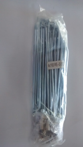 Juego De 36 Rayos Con Niples Medida : 160 X 4 Milimetros 1