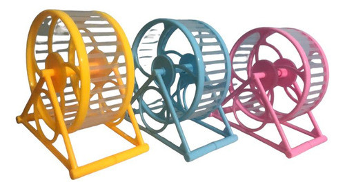 Rueda Plastica Chica Para Topitos Ratones Diametro 12cm 0