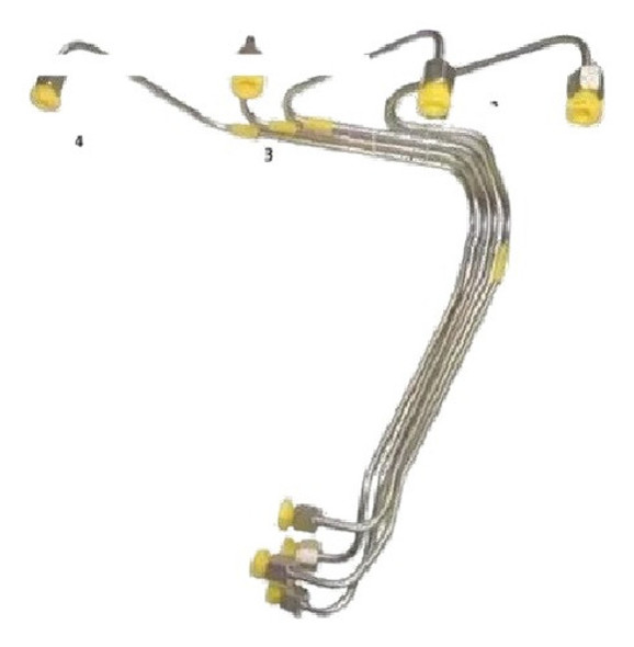 Caños Inyección Diesel Mwm Sprint 4.07 Chevrolet S-10 Blazer 0