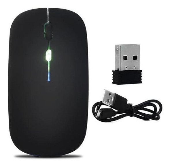 Brilhe Em Cada Movimento: Mouse Sem Fio Recarregável Led 1