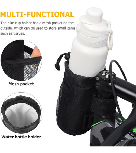 Soporte Para Botella Para Bicicleta Negro Hecho De Polies... 1