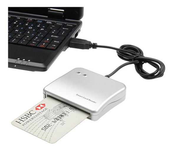 Easy Comm Usb Powered Plug Lector De Tarjetas Inteligentes I 0