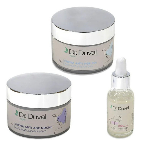 Kit Vegano Crema Dia Noche Anti-age + Serum Dr. Duval 0