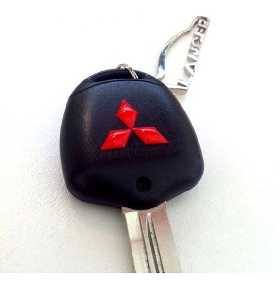 Emblema Vermelho Chave Lancer Asx Outlander Triton Tr4 0
