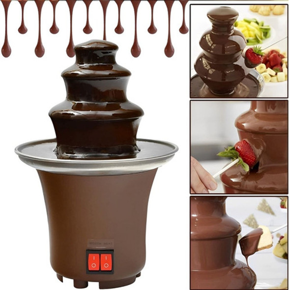 Fonte Cascata De Chocolate Derretido Fondue Eletrico 1