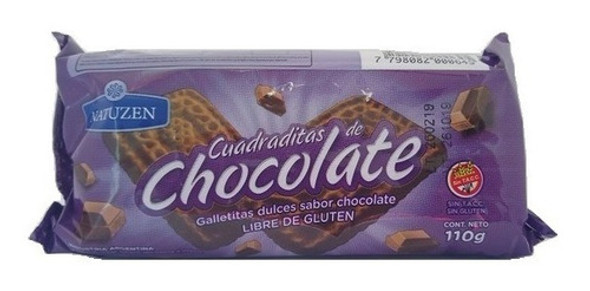 Galletitas Cuadradas Chocolate  Integral Sin Tacc 0