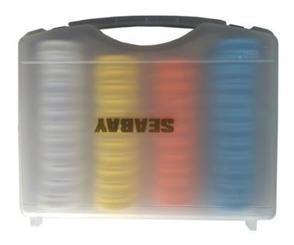 Caja De Pesca Seabay De 46 Alfajores De Goma Eva - Oferta!!! 1