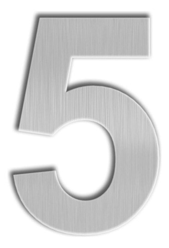 Qt Número De Casa Moderno - Grande 8 Pulgadas - Acero ... 0