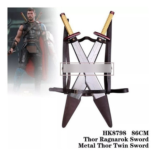 Espada Thor Ragnarok Vingadores Tamanho Real + Suporte 1