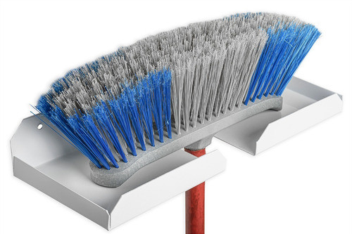 Estante Chapa Organizador Escobero Doble Porta Escoba Hache 0